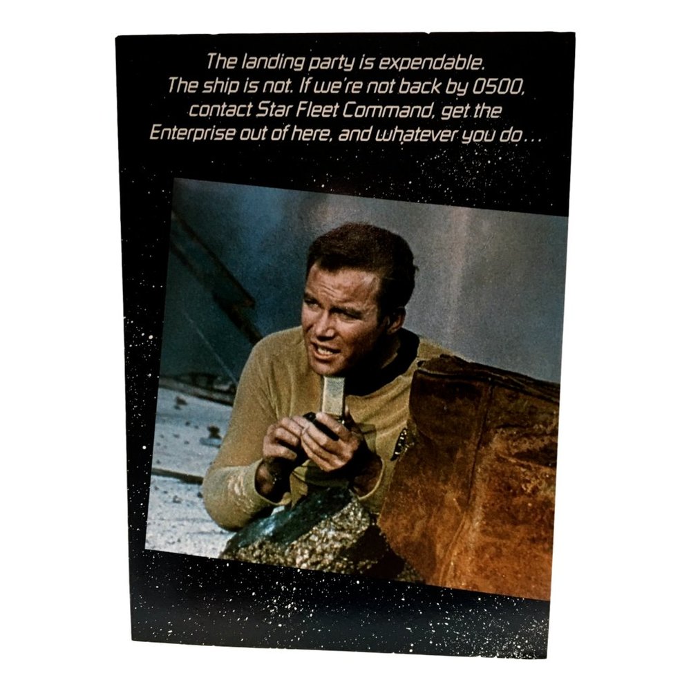 Star Trek Vintage Greeting Cards. Circa 1983 Brand New From The TV Series 1960's